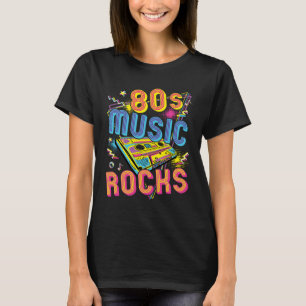Camiseta Rock dos anos 80 Rock 1980 Rock