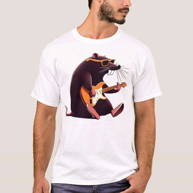 Camiseta Rock E Mole (Frente)
