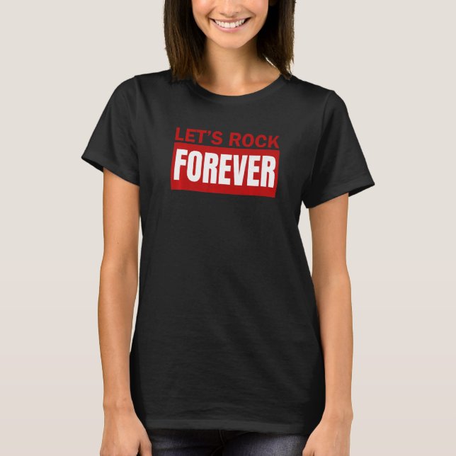 Camiseta Rock E Roll De vamos (Frente)