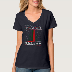 Camiseta Rock Escalando Bouldering Engraçado Natal Feio Xma