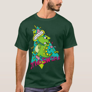 Camiseta Rock Escalando Dinossauro Boulder Problema