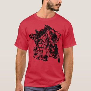 Camiseta Rock Escalbing France Rock Climap Art