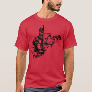 Camiseta Rock Escalbing West Virginia Rock State