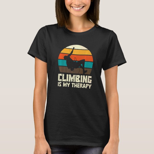 Camiseta Rock Escaling Bouldering 2 Diversão (Frente)