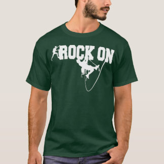 Camiseta Rock Escaling On Go Escalar Rock Mountain Escalb