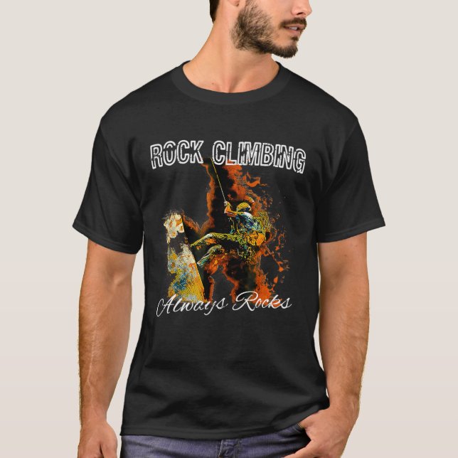 Camiseta Rock Escalting Always Rocks (Frente)