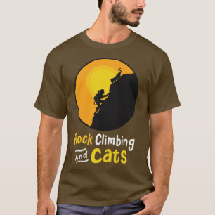 Camiseta Rock Escalting Cat