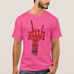 Camiseta Rock Guitar Neck Skeleton Concert Men Women R