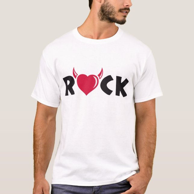 Camiseta Rock Heart 3c (Frente)