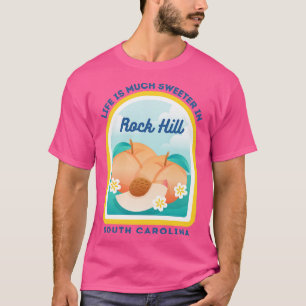 Camiseta Rock Hill South olina SC Peach Tourist Souvenir