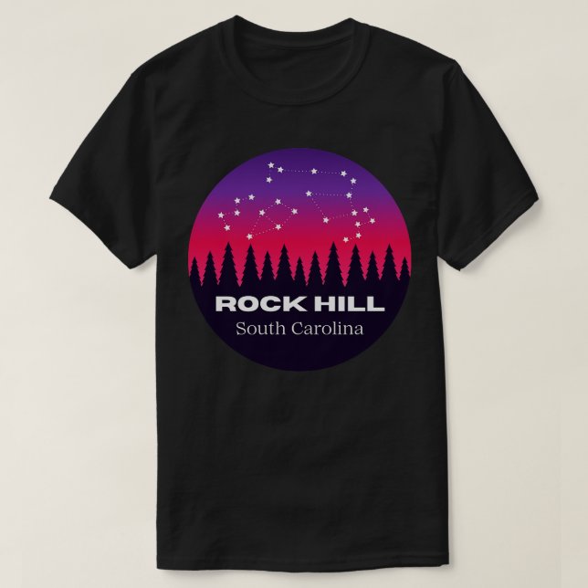 Camiseta Rock Hill South olina Tourvenir Souvenir (Frente do Design)