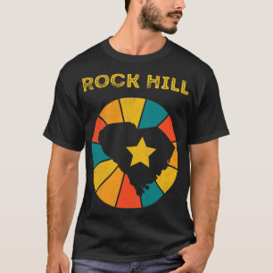 Camiseta Rock Hill South olina Vintage - Souvenir Afetado