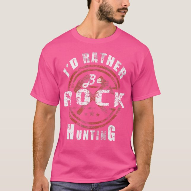 Camiseta Rock Hunting Funny Geologist Collecting (Frente)