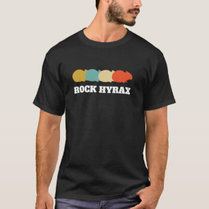 Camiseta Rock Hyrax Retro Vintage Design de Leve Longa T Sh
