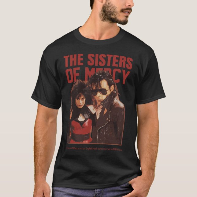 Camiseta Rock Inglês - Sisters Of Mercy (Frente)