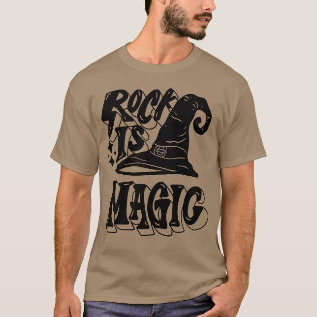 Camiseta Rock is magic boy (Frente)