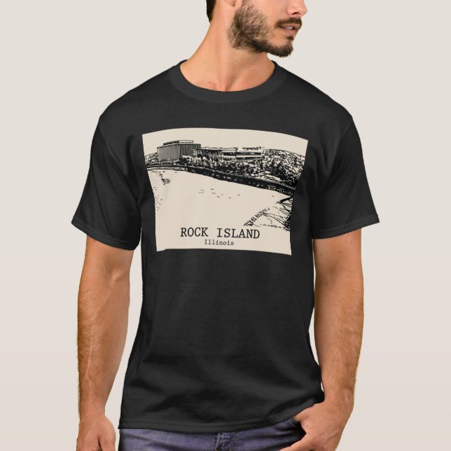 Camiseta Rock Island Illinois (Frente)