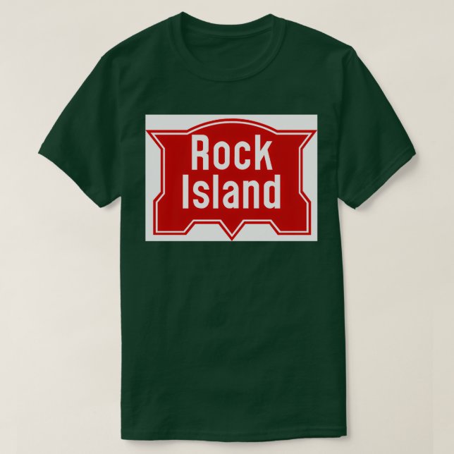Camiseta Rock Island Railroad (Frente do Design)