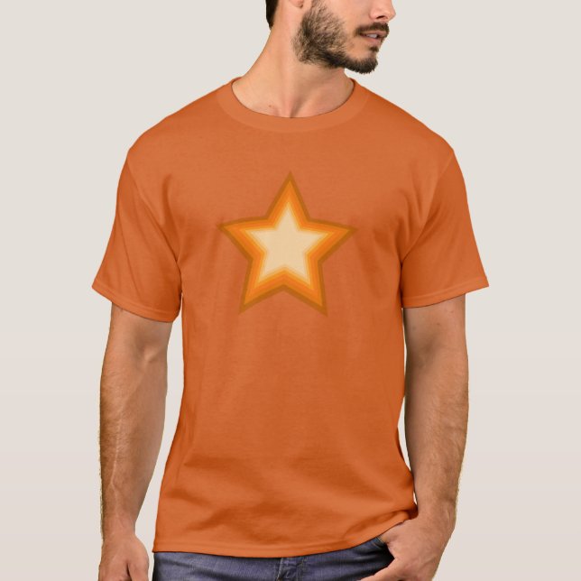 Camiseta Rock It Orange Cinco Pontas Estrela - Sete Níveis (Frente)