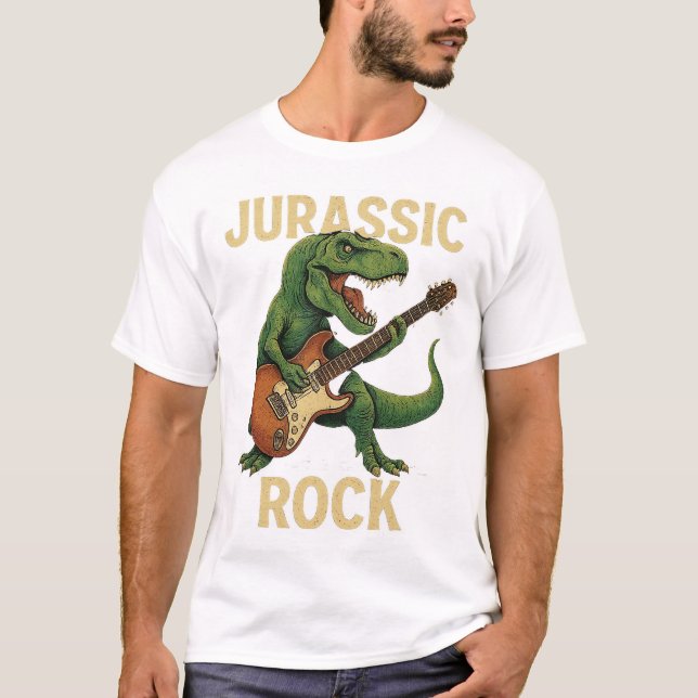 Camiseta Rock Jurássico (Frente)