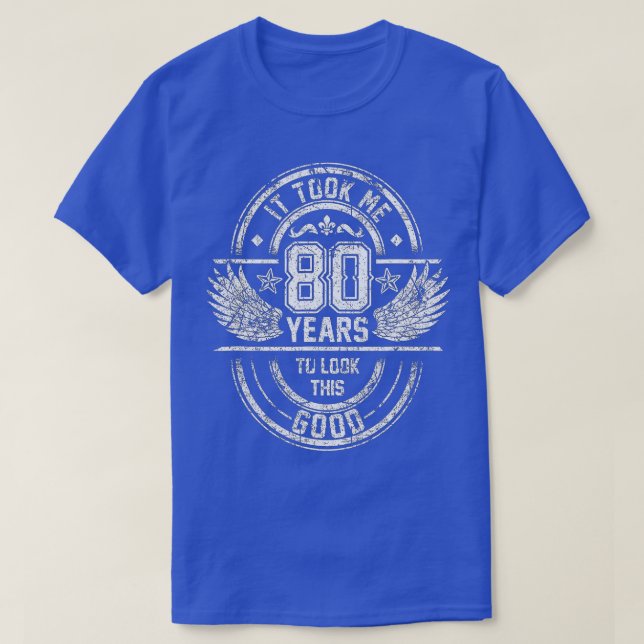 Camiseta Rock Levou 80 Anos Para Eu Olhar Este Bom 80 Bi (Frente do Design)