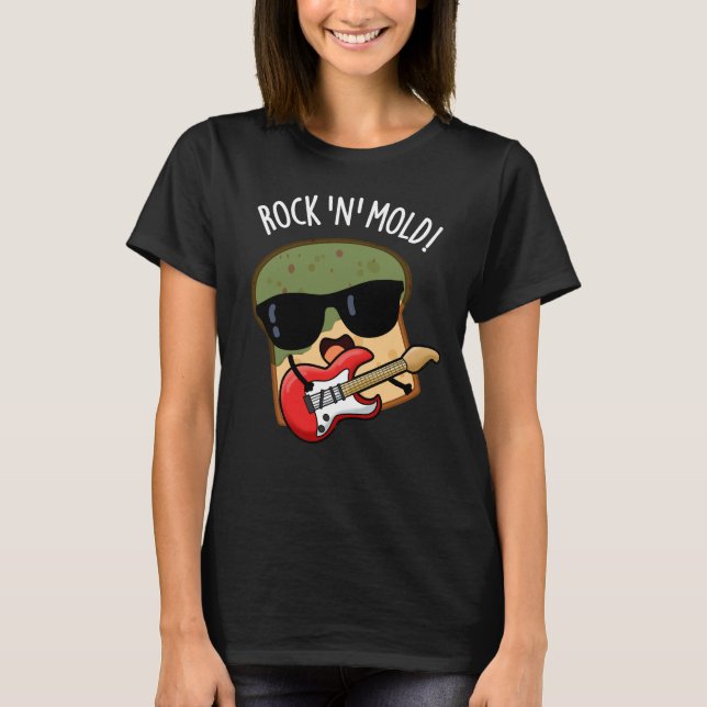 Camiseta Rock n Mold Funny Bread Dark BG (Frente)