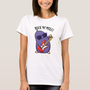 Camiseta Rock N Mole Funny Animal