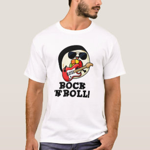 Camiseta Rock n Roll Cute Sushi Roll Pun