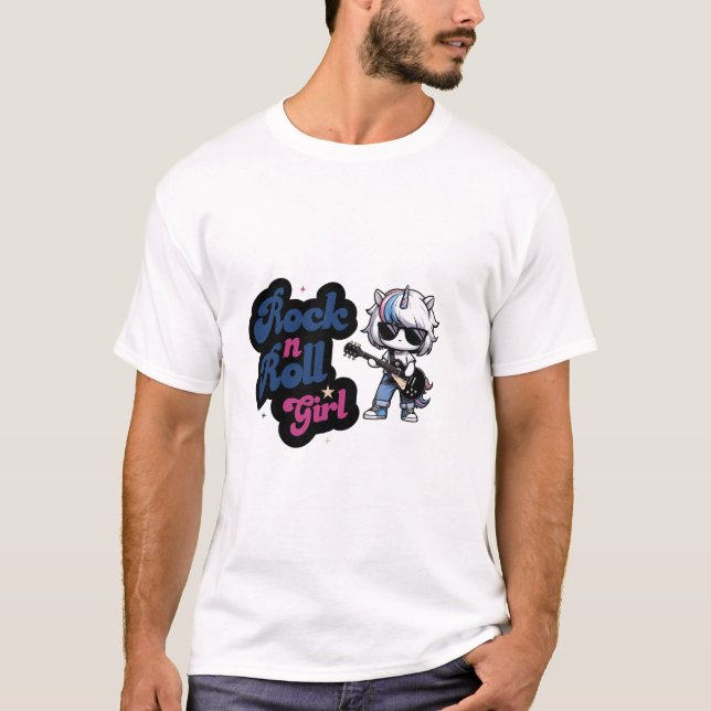 Camiseta Rock N Roll Girl (Frente)