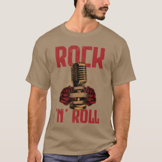 Camiseta Rock n Roll Music Dancing Concert Festival family
