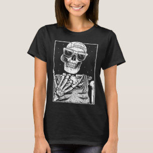 Camiseta Rock N Roll Nd Lpreguiçoso Halloween Costume Rocke