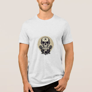 Camiseta Rock 'n' Roll Skull e Mic
