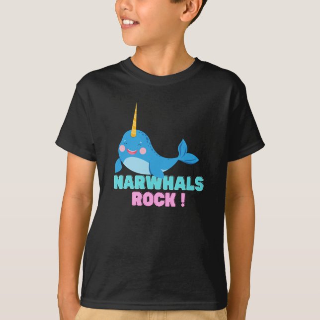 Camiseta Rock Narwhals! (Frente)
