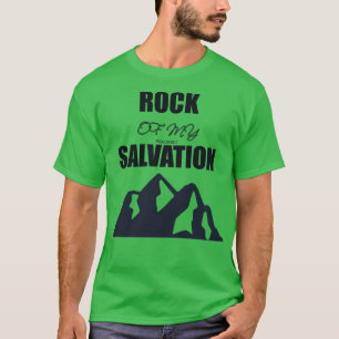 Camiseta Rock Of My Salvation Bíblia Verse