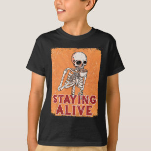 Camiseta Rock On Rock Star Skeleton Hands - Concert Bynd Gr