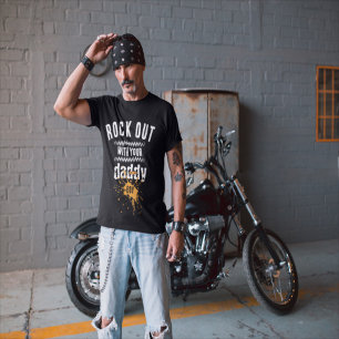 Camiseta Rock Out Com Pai
