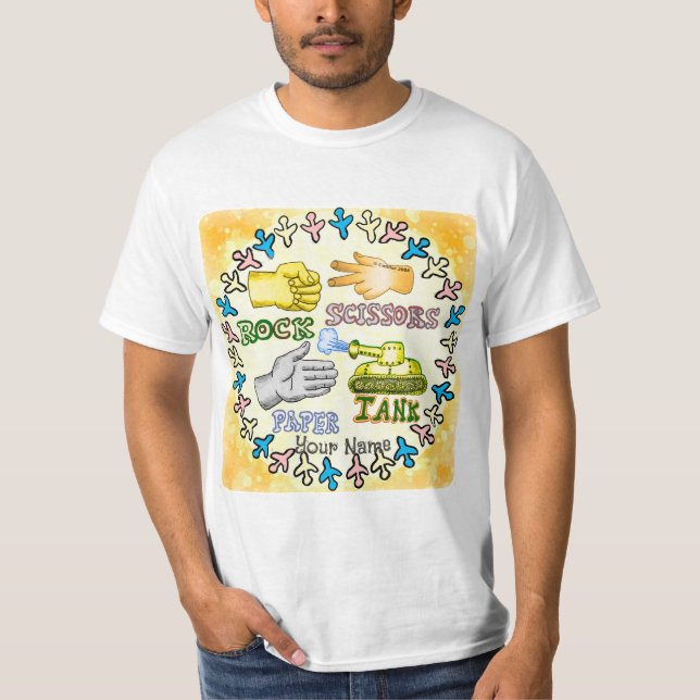 Camiseta Rock Paper Tank (Frente)