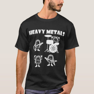 Camiseta Rock, Química, Física de Metais Pesados - Periodic