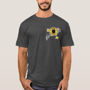 Camiseta Rock & Roll Gecko - o pequeno logotipo da frente m