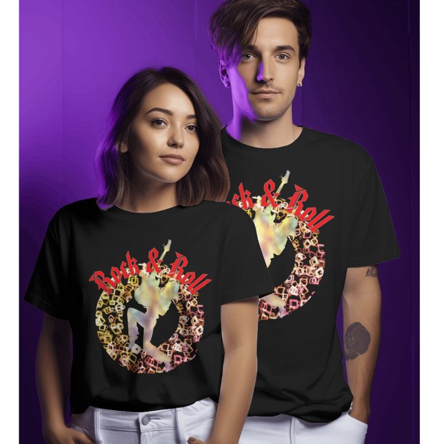 Camiseta Rock & Roll Guitar | Festival de Música N (Criador carregado)