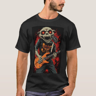 Camiseta Rock & Roll Rebel: Crânio e Crossbones Tee