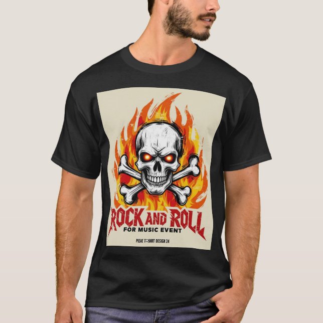 Camiseta Rock & Roll Rebellion Tee (Frente)