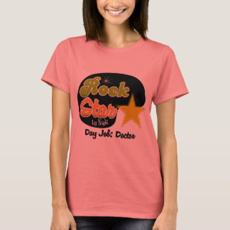 Camiseta Rock Star By Night - Doutor Do Trabalho Do Dia