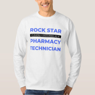 Camiseta Rock Star Claramente Disfarçada Como Uma Farmacaci