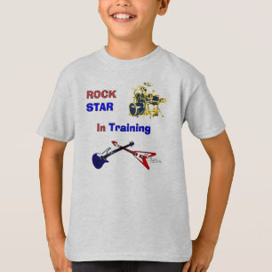 Camiseta Rock Star Em Treinamento
