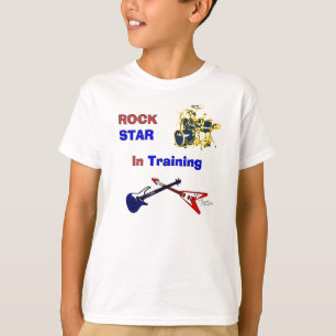 Camiseta Rock Star Em Treinamento