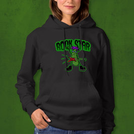 Camiseta Rock Star Pickle - Cartoon Engraçado