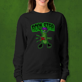 Camiseta Rock Star Pickle - Cartoon Engraçado