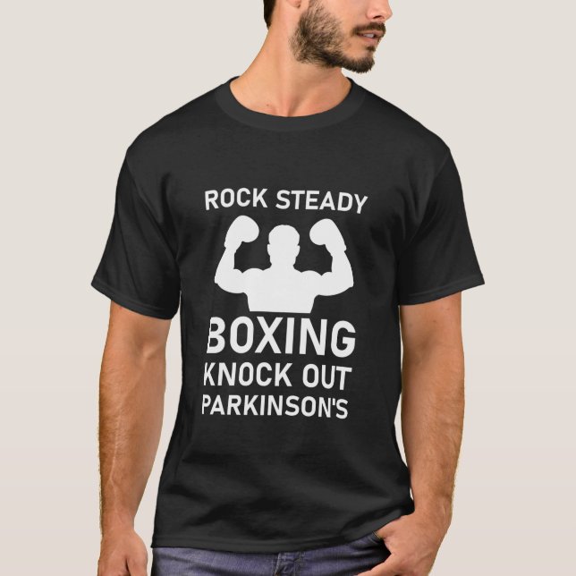 Camiseta Rock Steady Boxing Bata Parkinson (Frente)