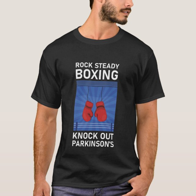 Camiseta Rock Steady Boxing Bata Parkinson (Frente)